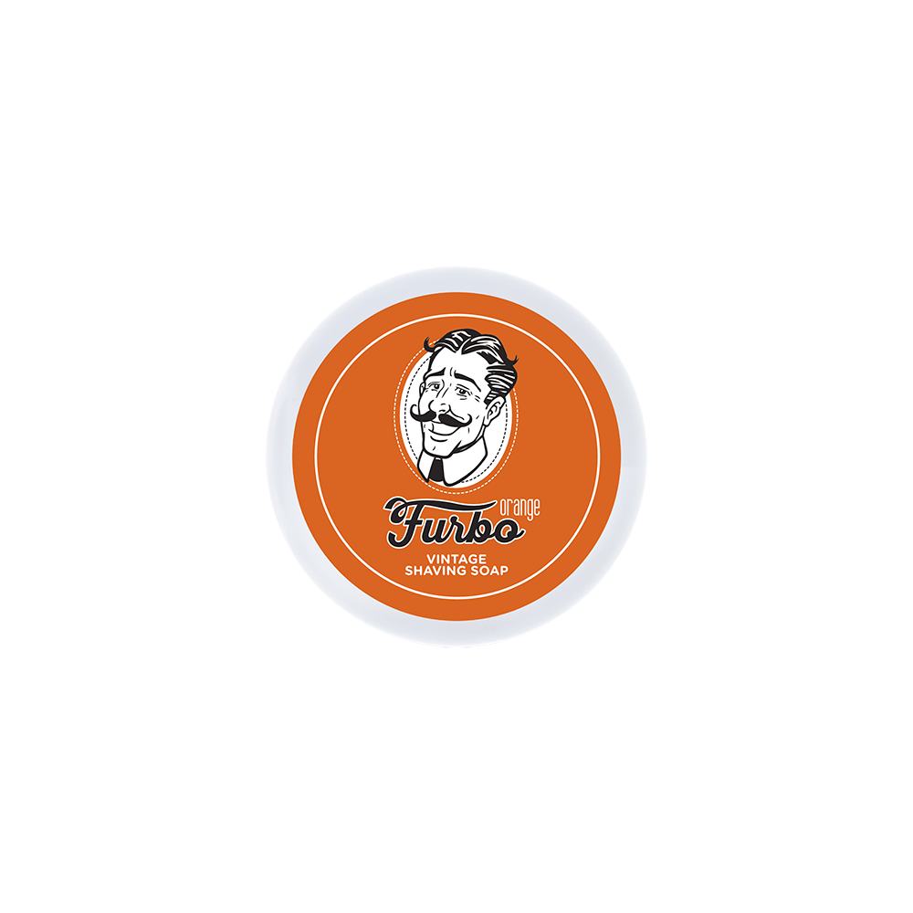 furbo vintage orange sapone da barba